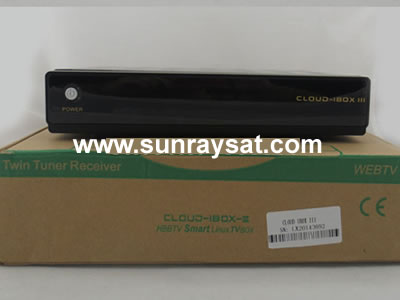 Cloud ibox 3 Twin Tuner DVB S2+DVB T2/C Full HD Decoder Linux Enigma 2 Receiver