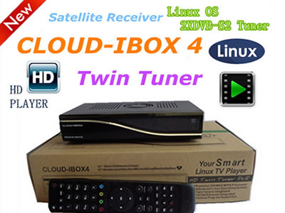CLOUD IBOX IV Linux Operating System support vu+duo image DVB-S2 Twin Tuner TV BOX Digital Satellite Receiver
