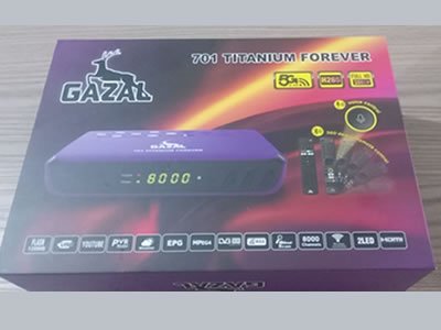 GAZAL 701 TITANIUM FOREVER 5G Satellite Receiver