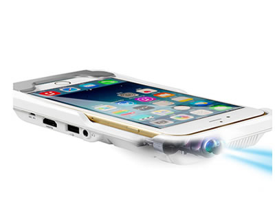 Mini DLP Home Theater Projector For iPhone 6 6S Plus 5 5S
