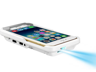 Mini DLP Home Theater Projector For iPhone 6 6S Plus 5 5S
