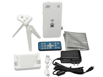 Mini WiFi Pocket HD Wireless DLP Projector for iPhone Android Phone Laptop PC