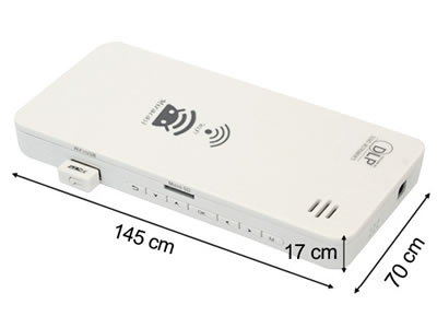 Mini WiFi Pocket HD Wireless DLP Projector for iPhone Android Phone Laptop PC