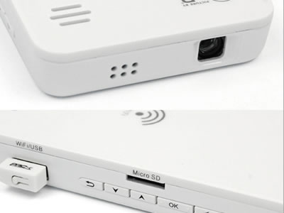 Mini WiFi Pocket HD Wireless DLP Projector for iPhone Android Phone Laptop PC