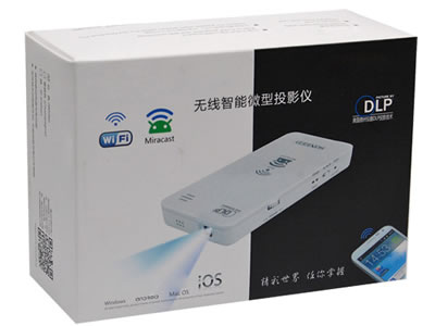 Mini WiFi Pocket HD Wireless DLP Projector for iPhone Android Phone Laptop PC